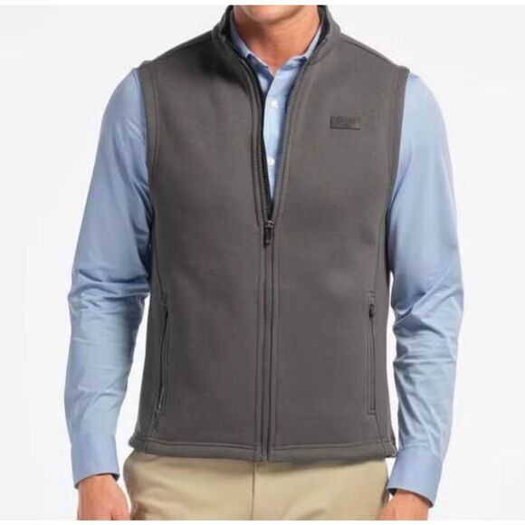 NWOT Rhone Bond Fleece Gray Men's Vest Large - Picture 1 of 12